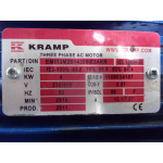 .4 KW 2900 RPM As 28 mm B14. Used.